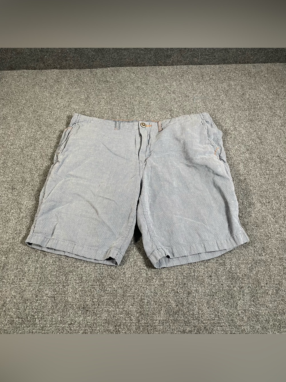 tommy bahama Linen Shorts Men’s Size 40 Blue Preppy Casual Summer Chino